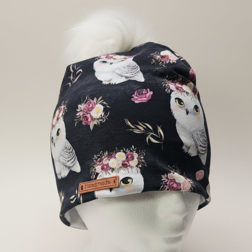 Tuque en tissu doublé micro-polar