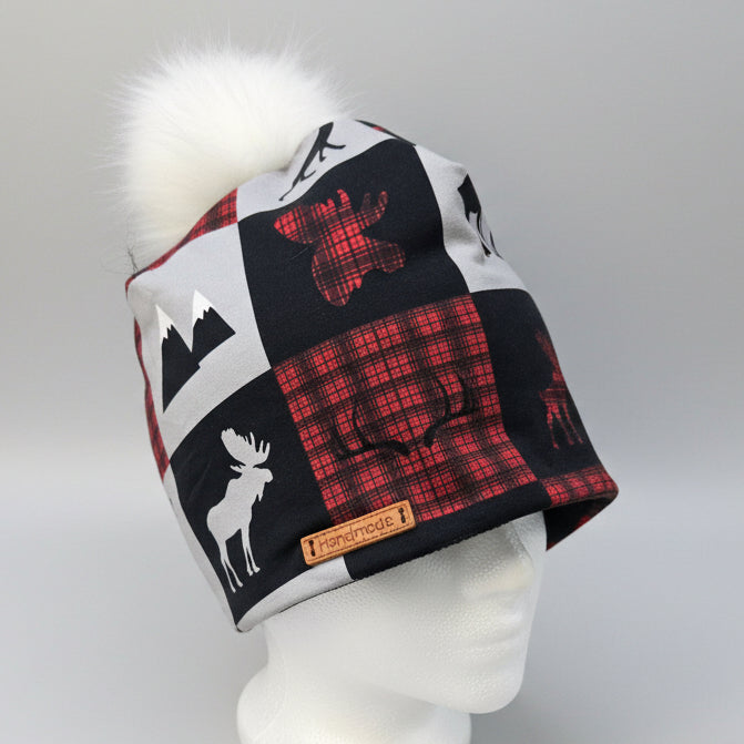 Tuque en tissu doublé micro-polar