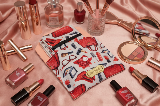 Ensemble-Pochette avec lingettes démaquillantes réutilisables