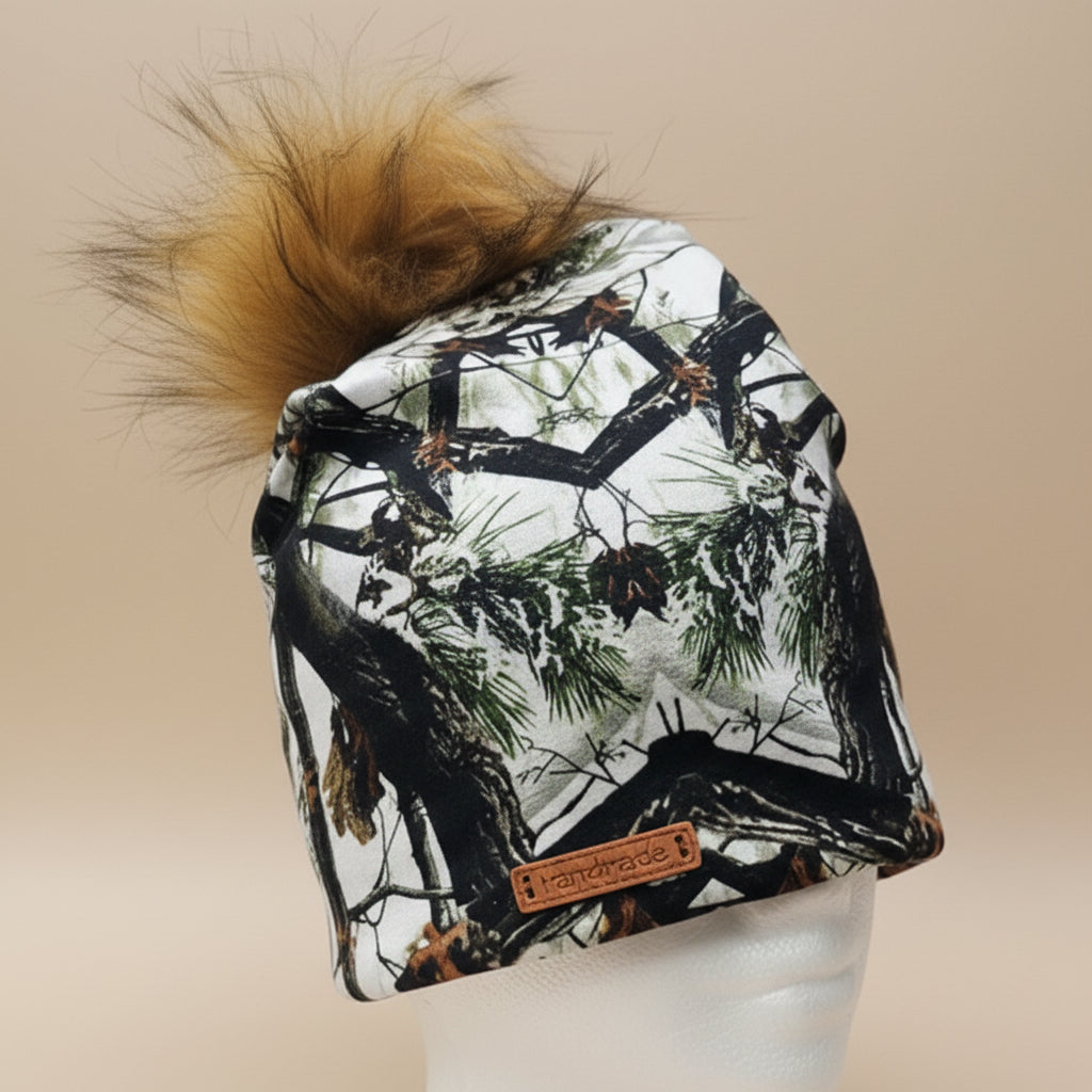 Tuque en tissu doublé micro-polar