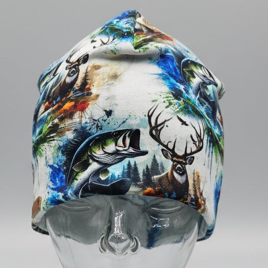 Tuque en tissu doublé micro-polar