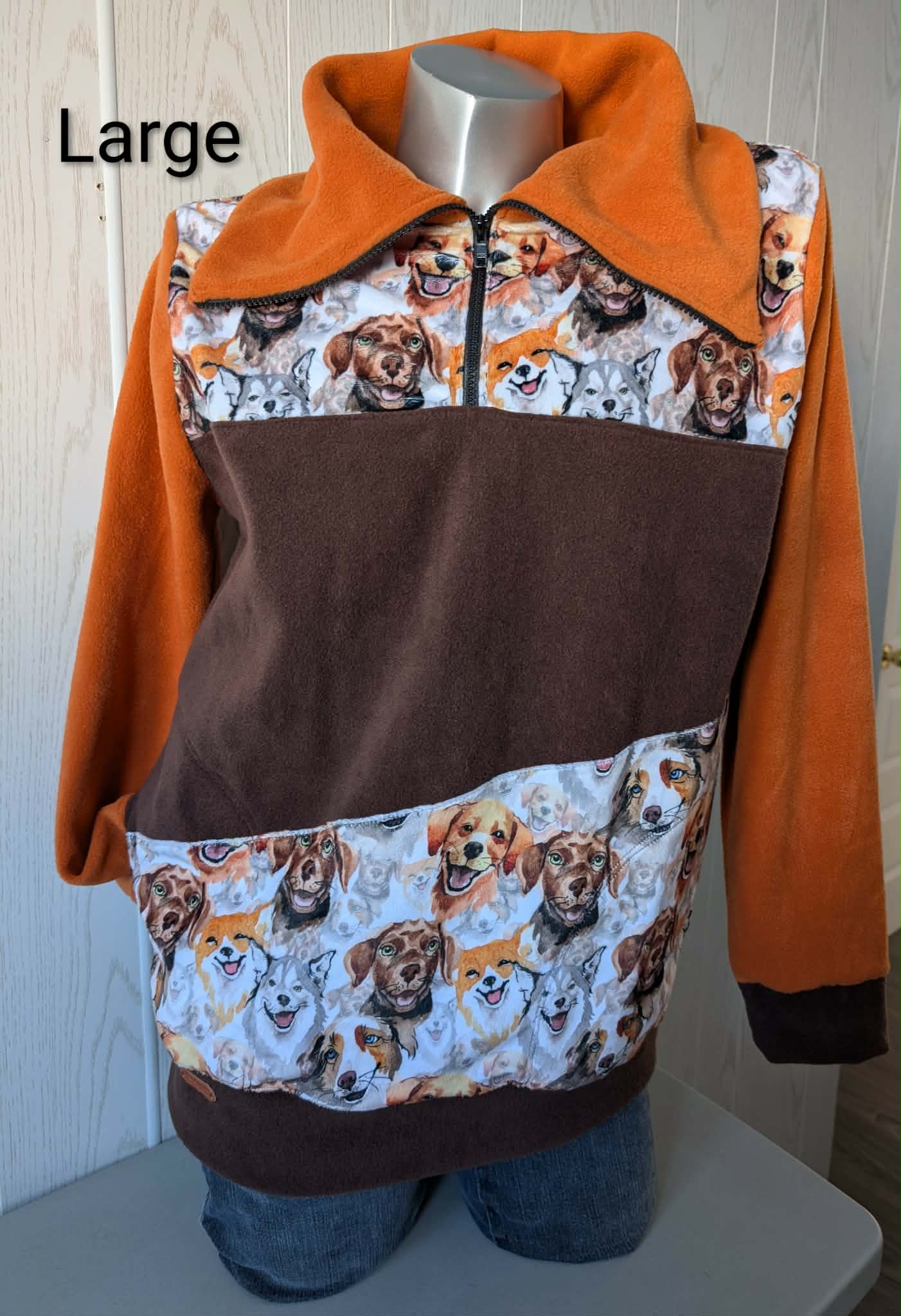 Chandail en polar UNISEX-LARGE