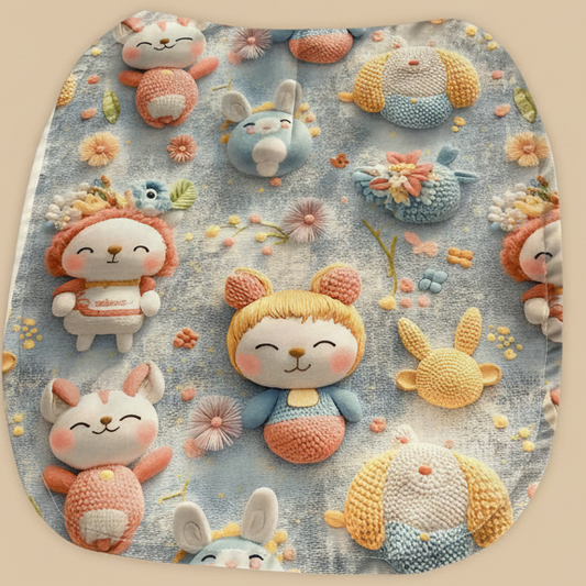 Bavette imperméable bébé/enfant - Joli motif