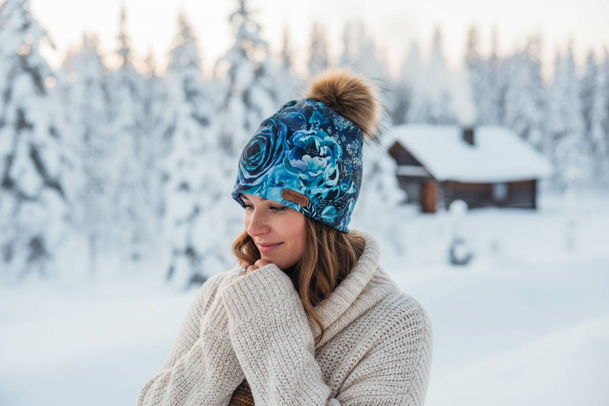 Tuque en tissu doublé micro-polar