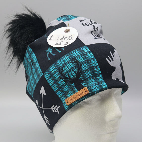 Tuque en tissu doublé micro-polar