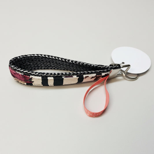 Porte-clé avec sangle en simili cuir