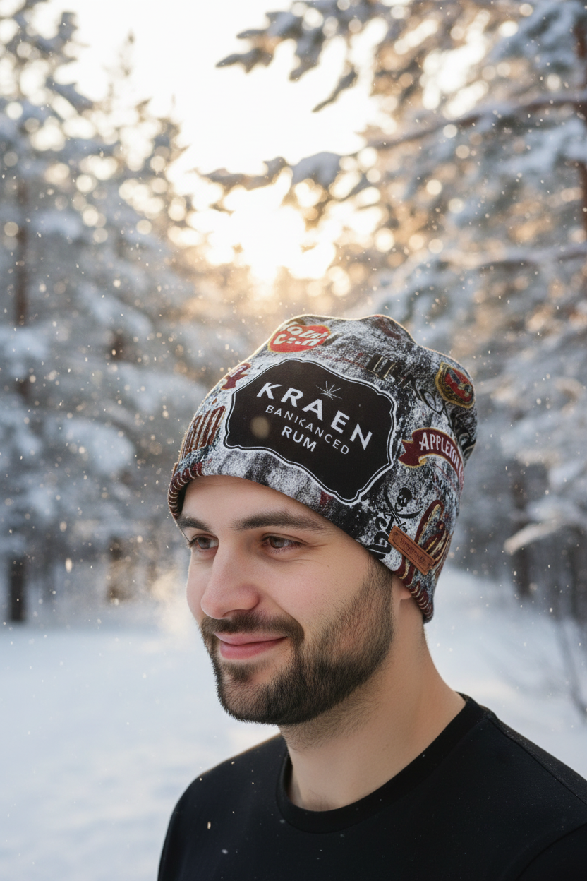 Tuque en tissu doublé micro-polar