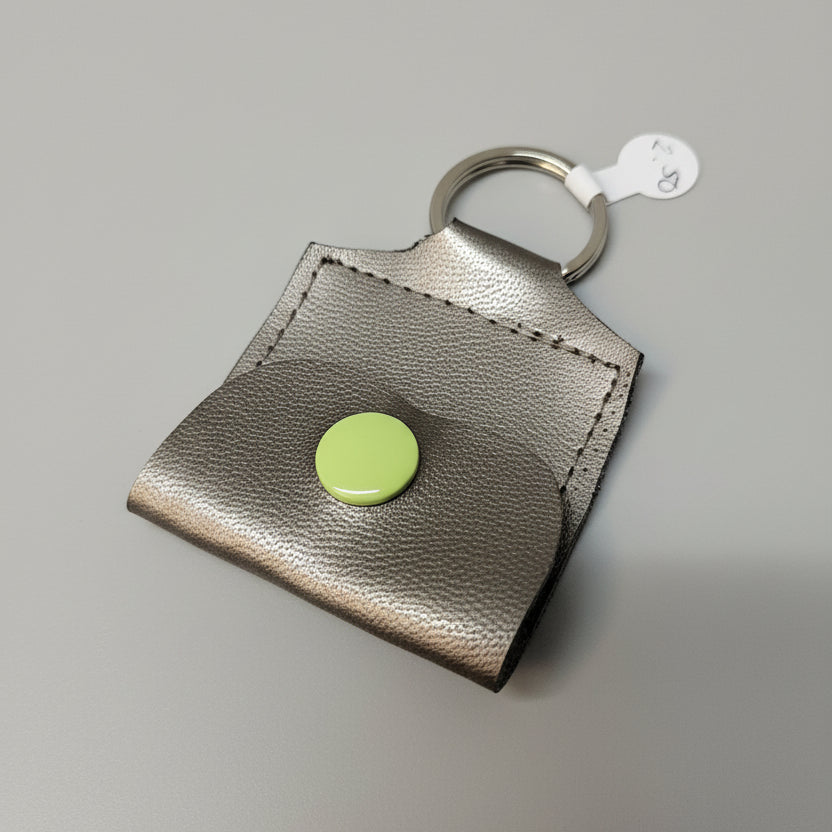 Mini porte-clé avec pochette à bouton pression