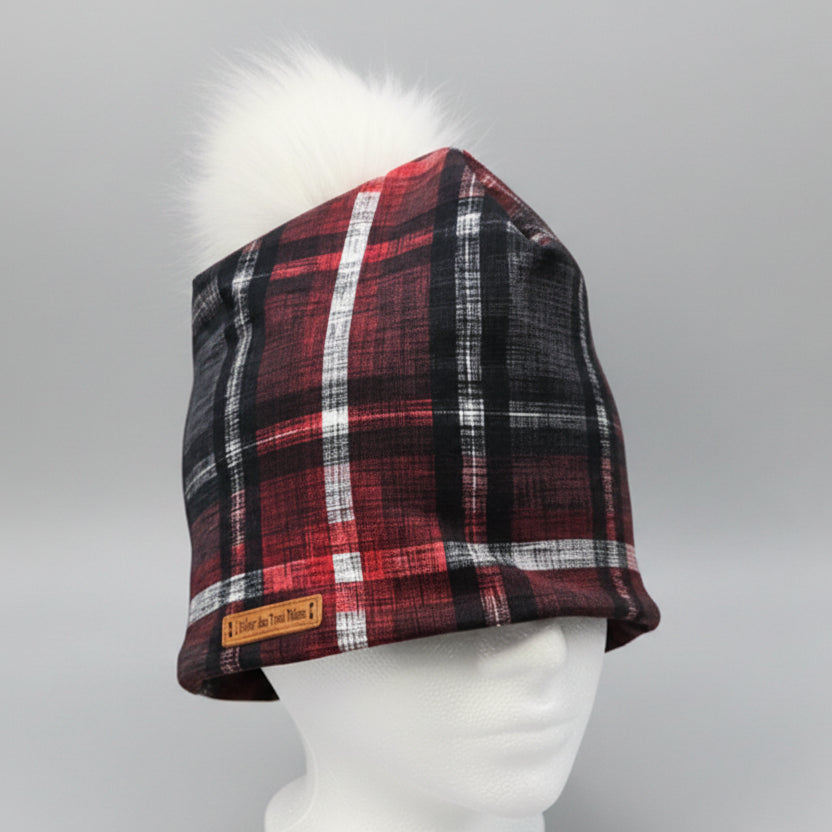 Tuque en tissu doublé micro-polar