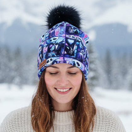 Tuque en tissu doublé micro-polar