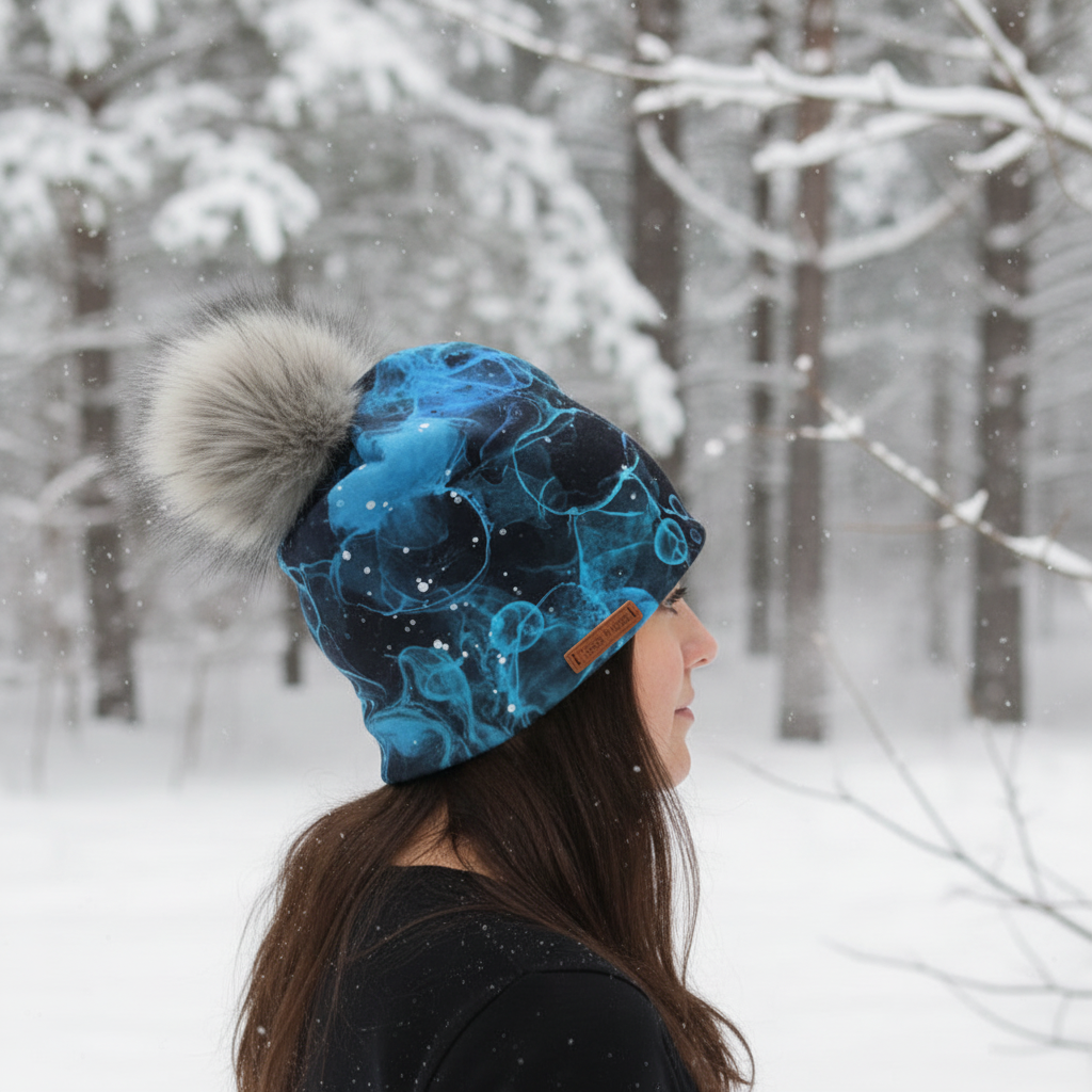 Tuque en tissu doublé micro-polar