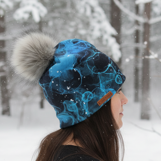Tuque en tissu doublé micro-polar