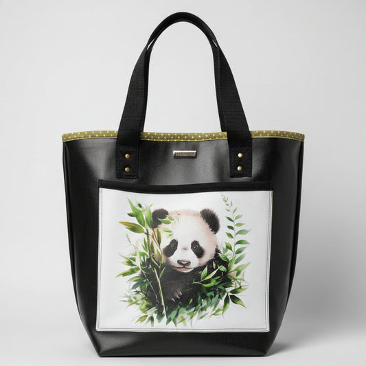 Grand sac Cabas en simili cuir