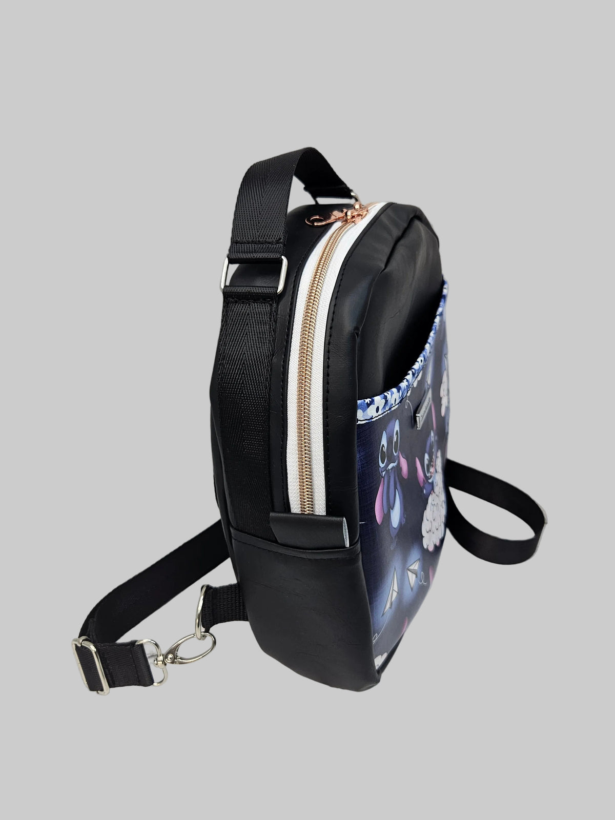 Sac à dos sacoche en simili cuir (Moyen)