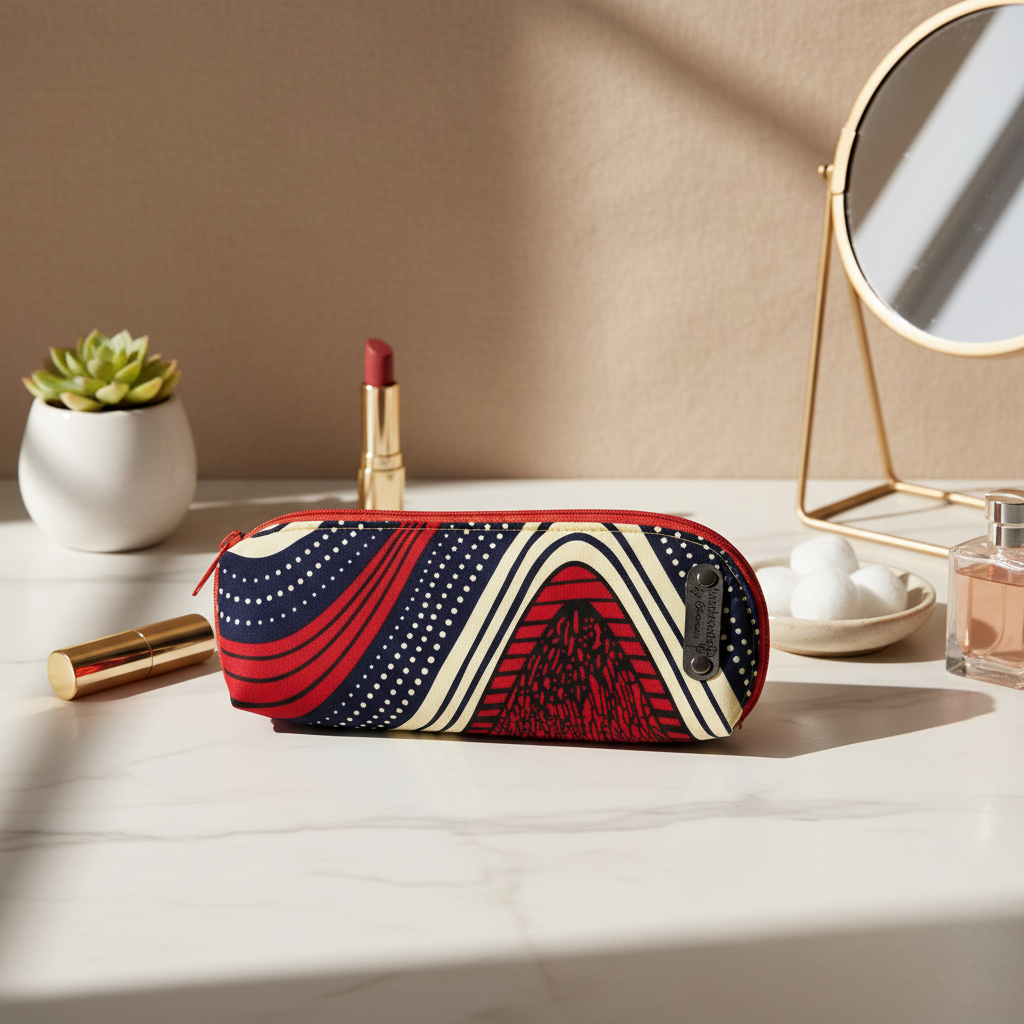 Trousse à pinceaux et maquillage