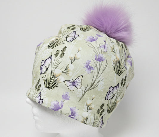 Tuque en tissu doublé micro-polar