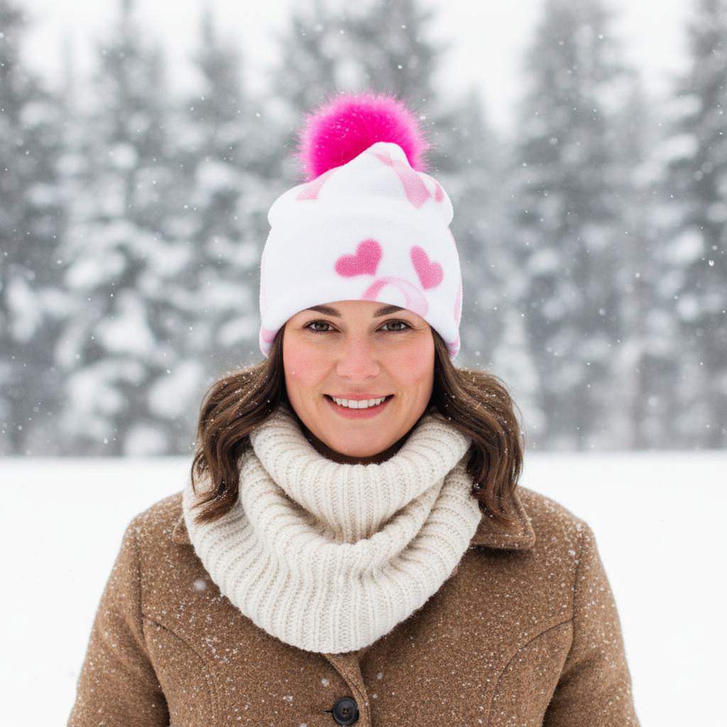 Tuque en tissu doublé micro-polar