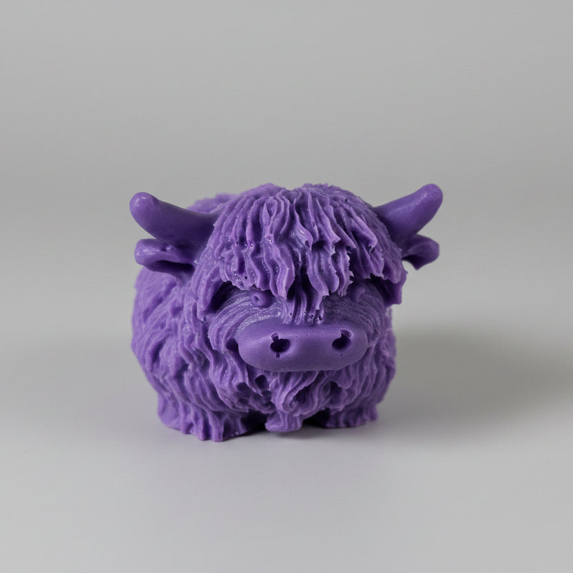 Savon en forme de vache highland