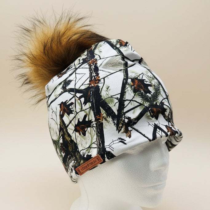 Tuque en tissu doublé micro-polar