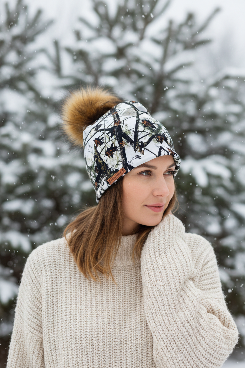 Tuque en tissu doublé micro-polar