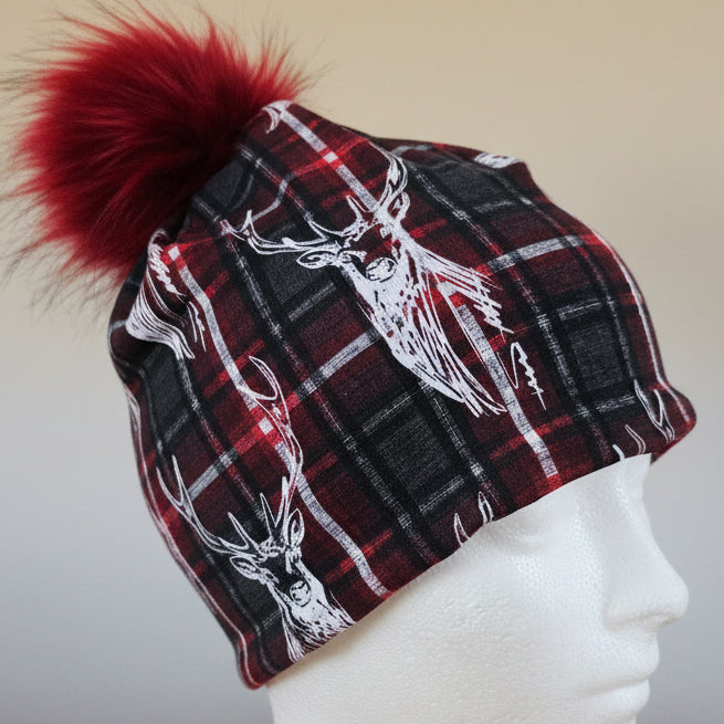 Tuque en tissu doublé micro-polar
