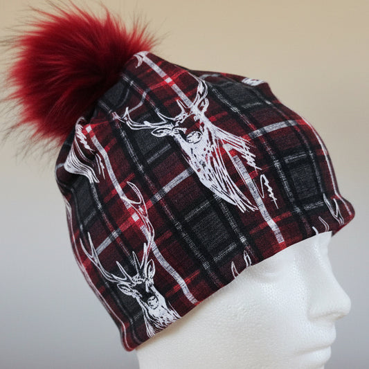 Tuque en tissu doublé micro-polar