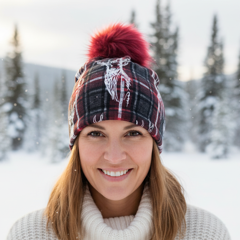 Tuque en tissu doublé micro-polar