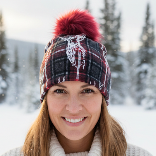 Tuque en tissu doublé micro-polar