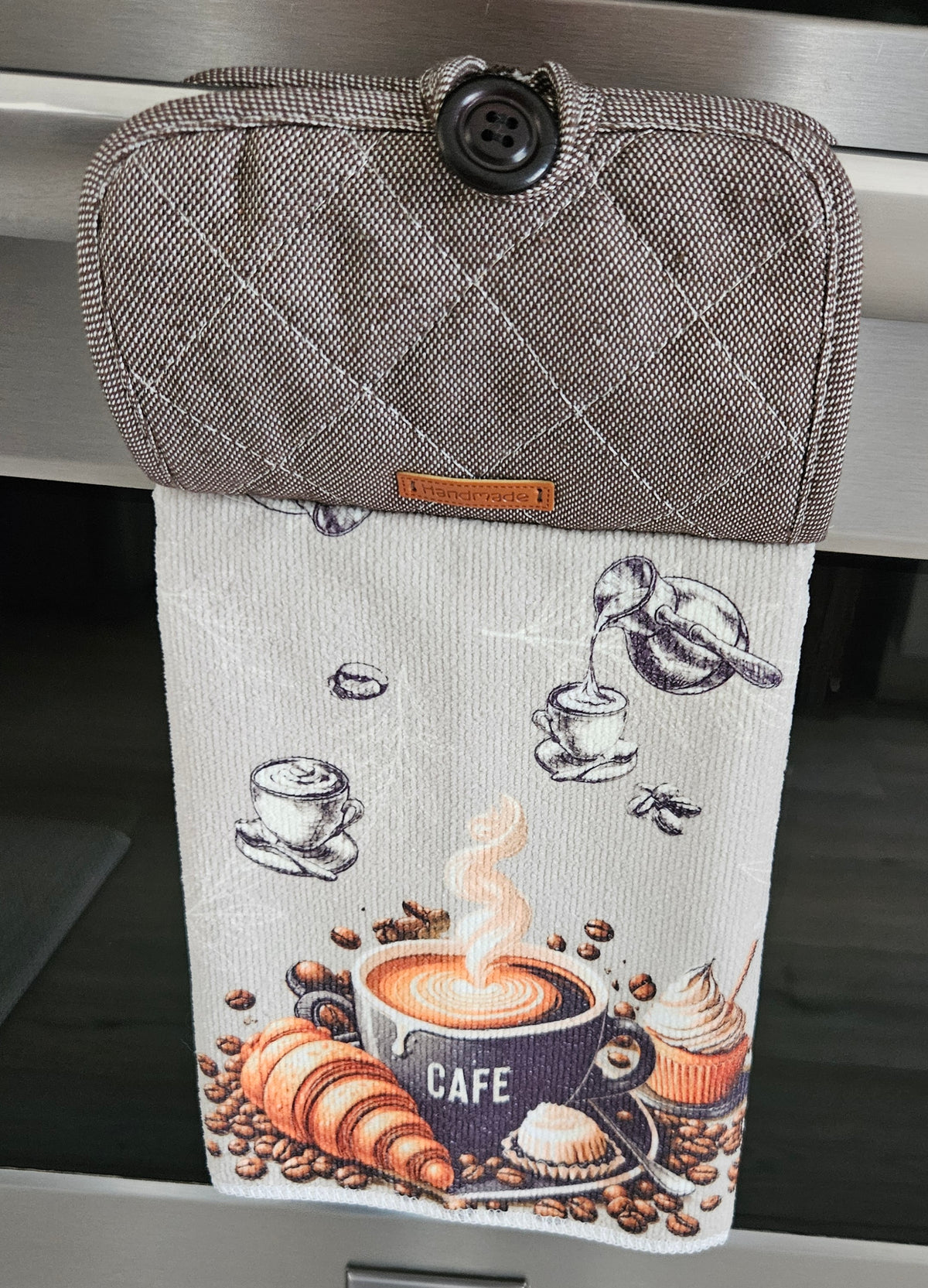 Essuie-Main avec Bouton - Attache Pratique