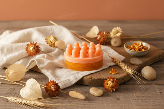 Savon Exfoliant avec Éponge Intégrée