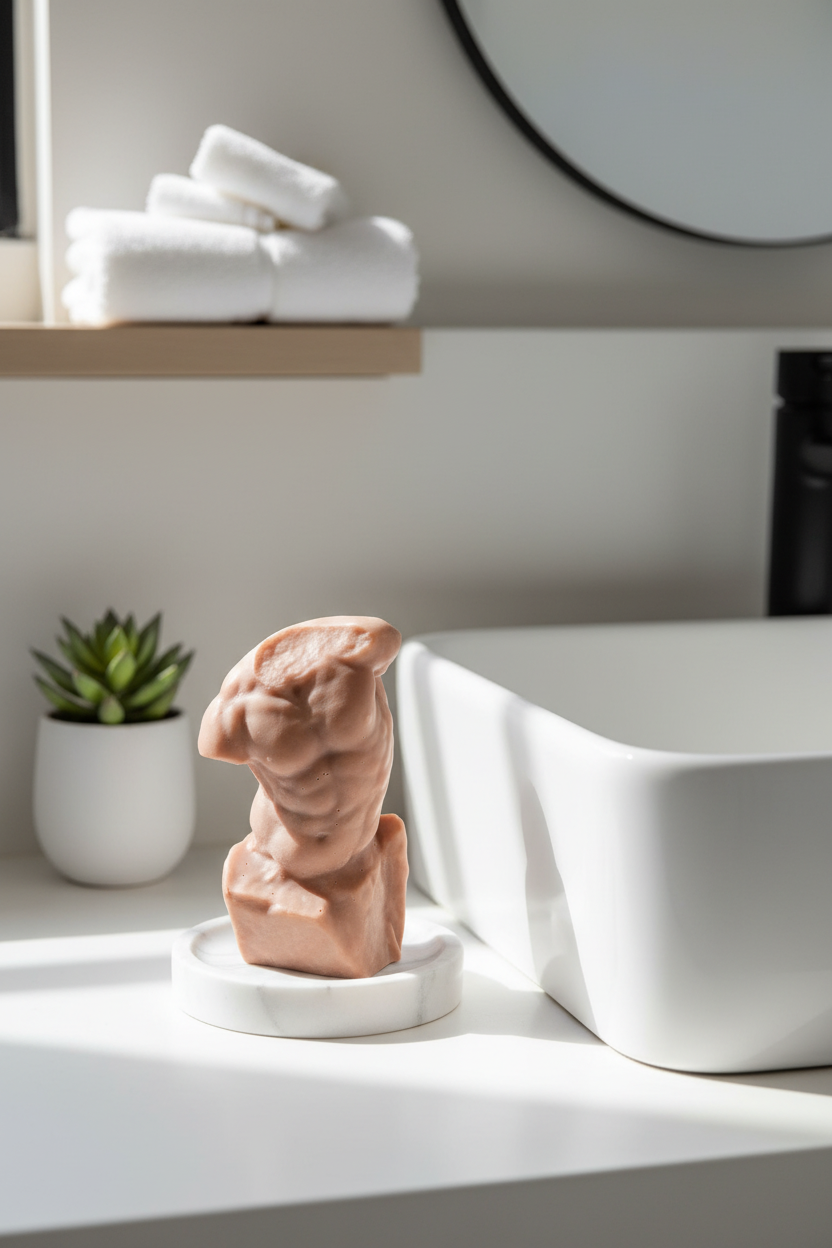 Savon en forme de Tronc d'homme