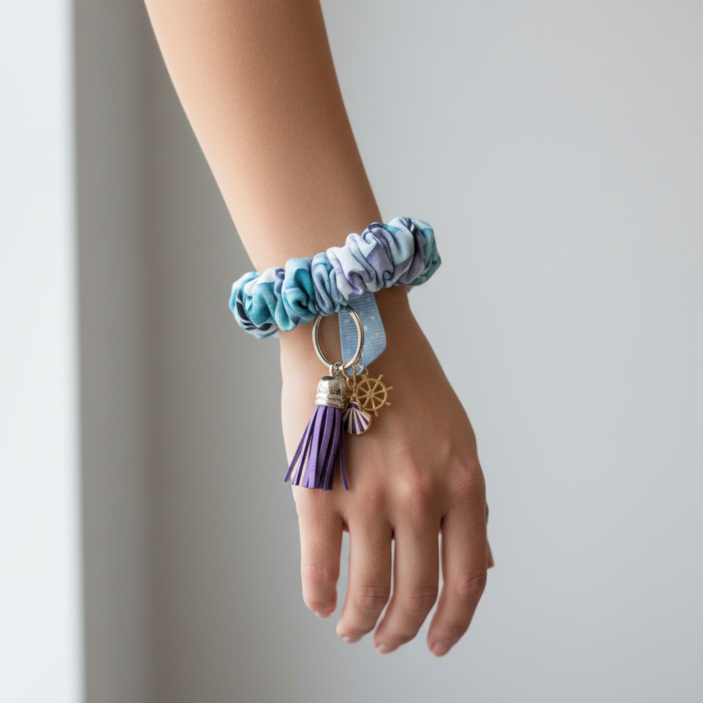 Porte-clé -bracelet extensible