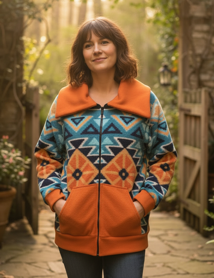 Chandail-Veste en polar UNISEX-MÉDIUM
