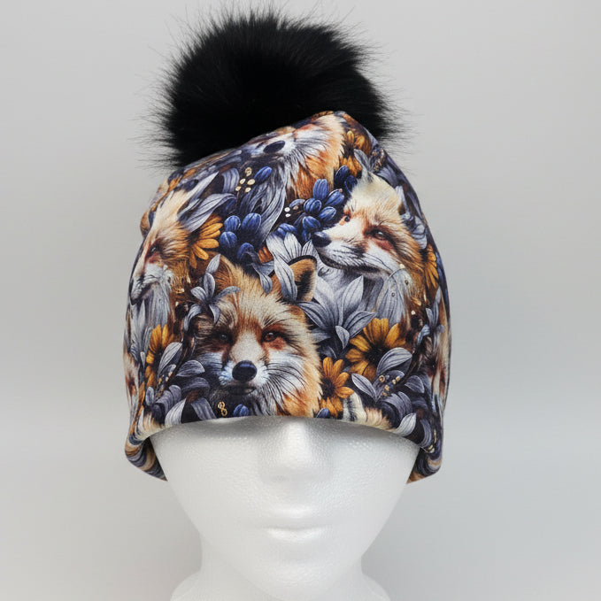 Tuque en tissu doublé micro-polar