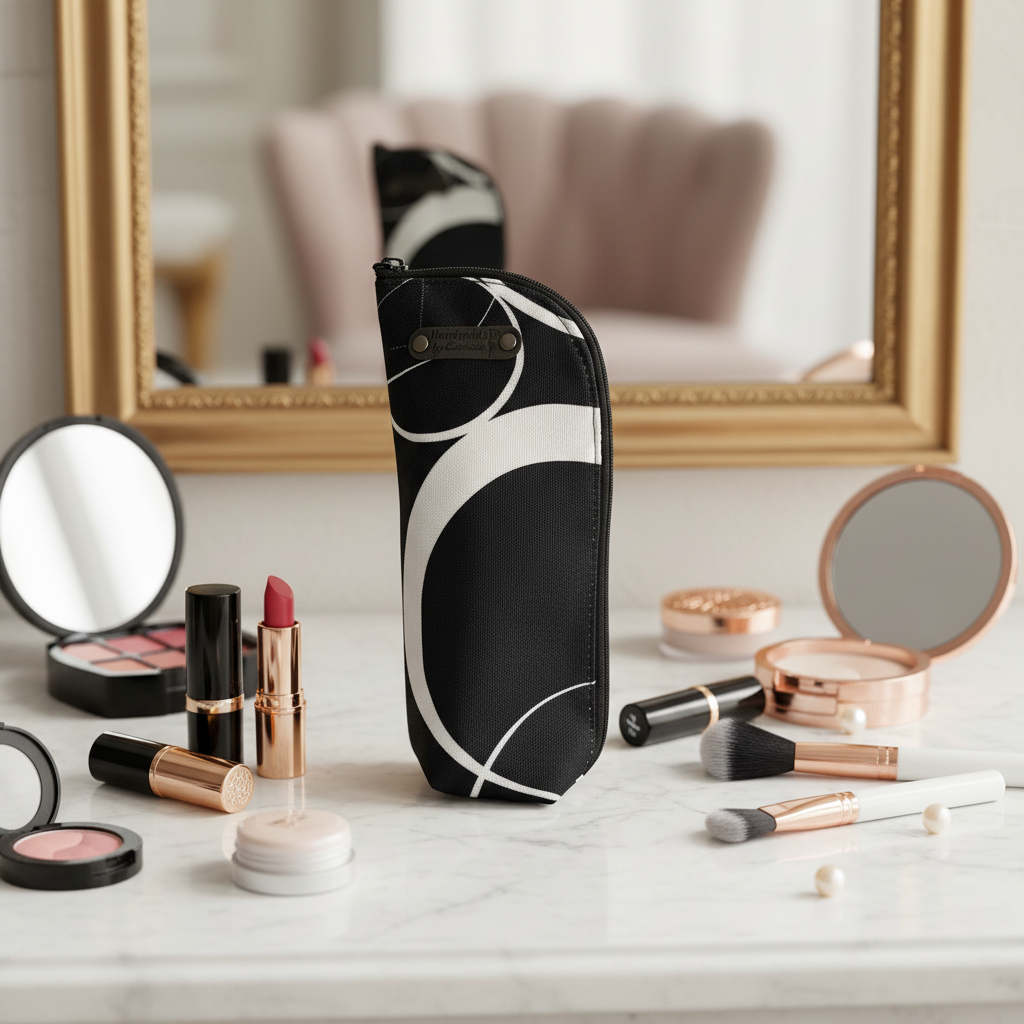 Trousse à pinceaux et maquillage