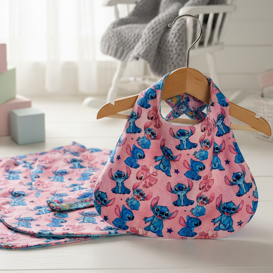 Bavette imperméable bébé/enfant - Joli motif