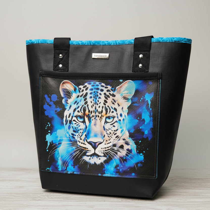 Grand sac Cabas en simili cuir