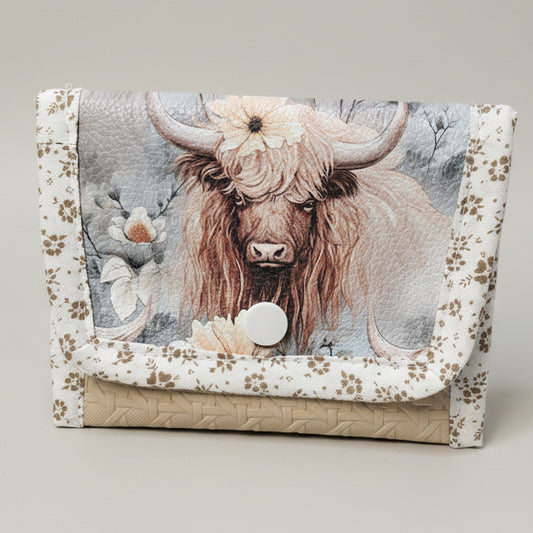 Petit porte-monnaie en simili cuir