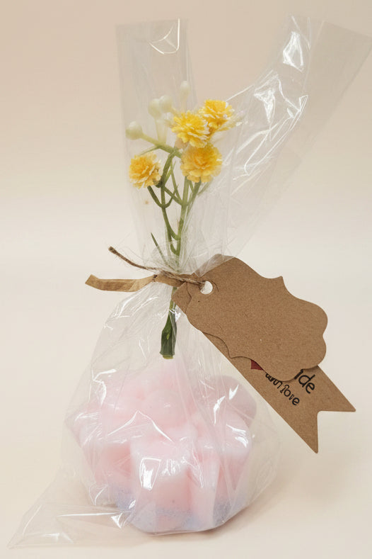 Savon en forme de fleur
