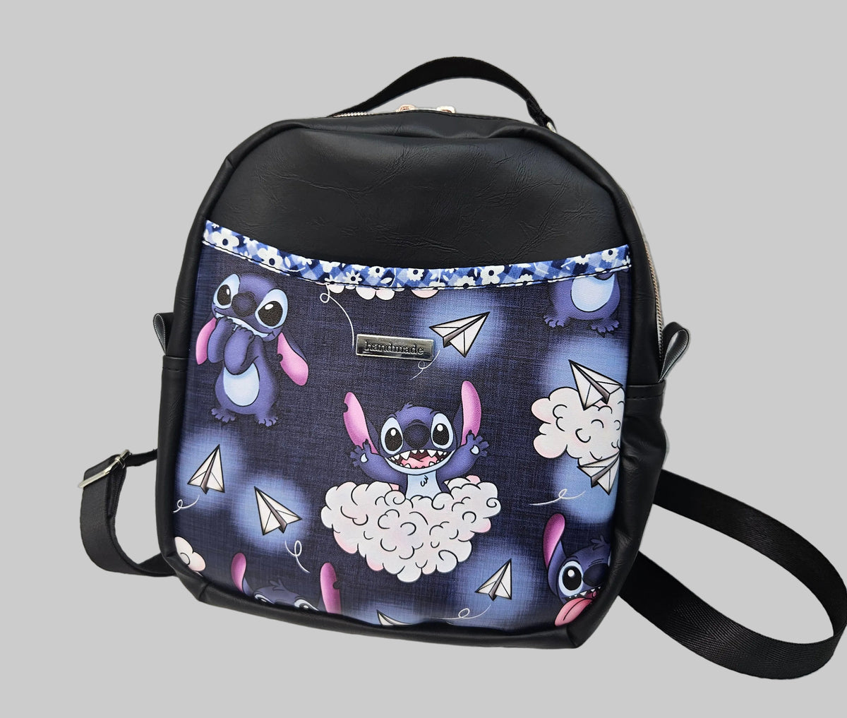 Sac à dos sacoche en simili cuir (Moyen)