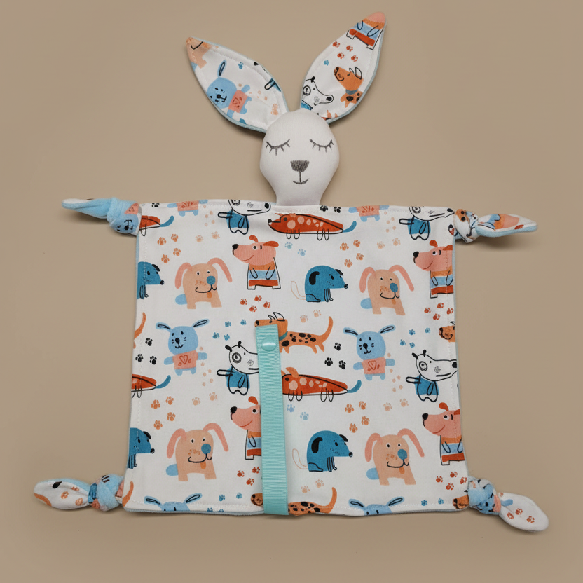 Mini Doudou avec Attache-Suce