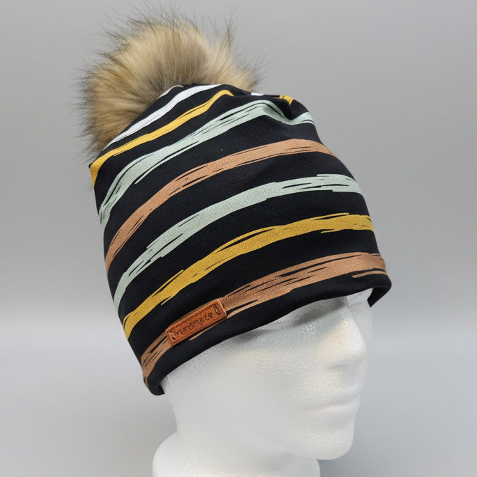 Tuque en tissu doublé micro-polar