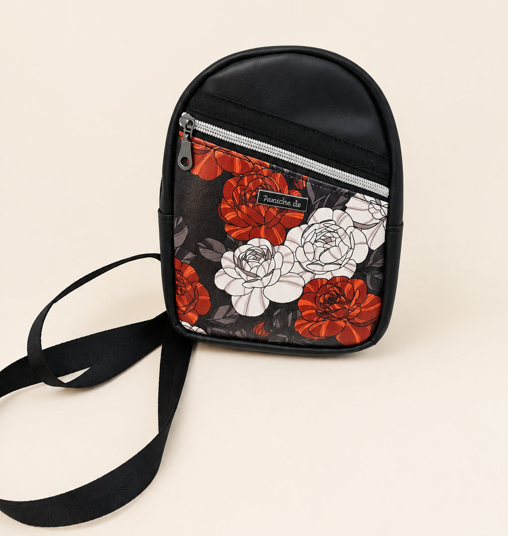 Sac à dos sacoche en simili cuir (Petit)