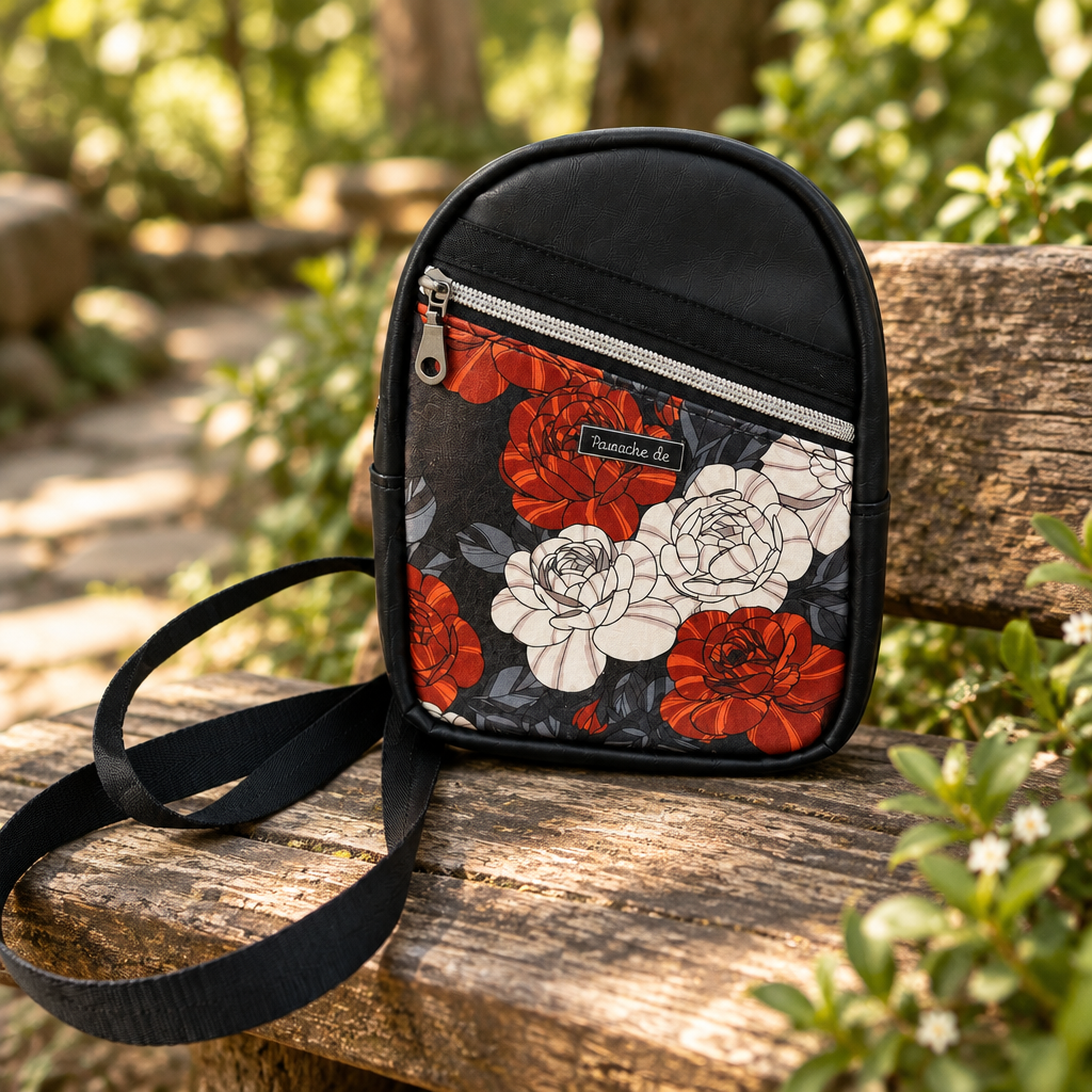 Sac à dos sacoche en simili cuir (Petit)