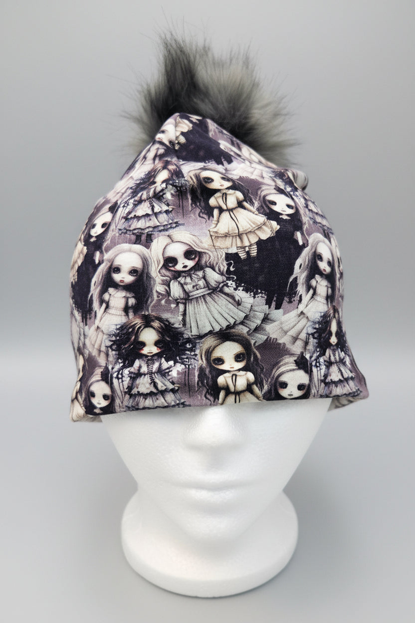 Tuque en tissu doublé micro-polar