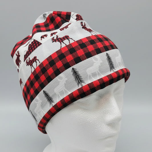 Tuque en tissu doublé micro-polar