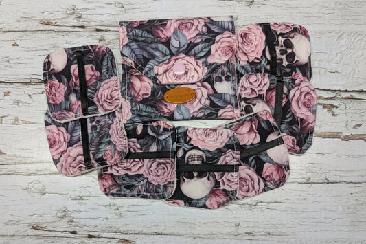Ensemble-Pochette avec lingettes démaquillantes réutilisables