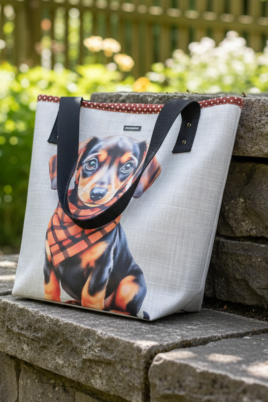 Grand sac Cabas en simili cuir