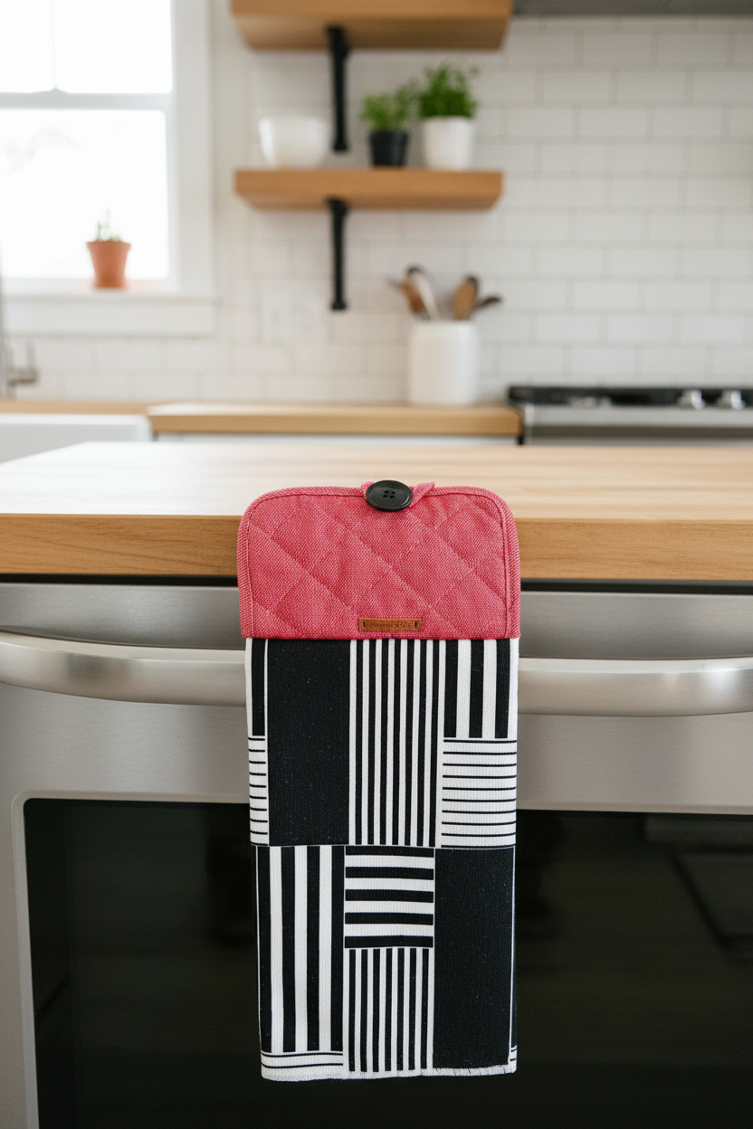 Essuie-Main avec Bouton - Attache Pratique