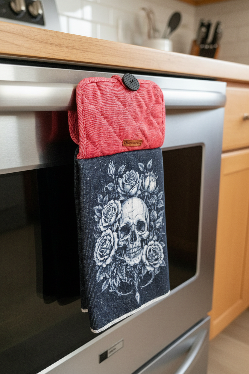 Essuie-Main avec Bouton - Attache Pratique